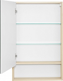 Акватон Зеркальный шкаф Сканди 55 дуб верона, белый – фотография-2